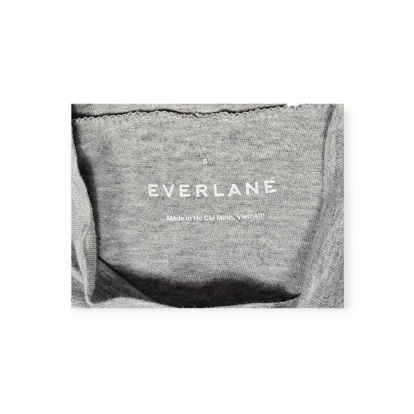 Everlane | Mock Neck Long Sleeve Top | Women's | Small Petite | Gray - Picture 3 of 8